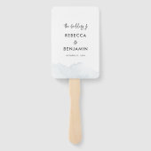 スクリプエレガントトのタイムラ結婚インとウェルカム ハンドファン (裏面)