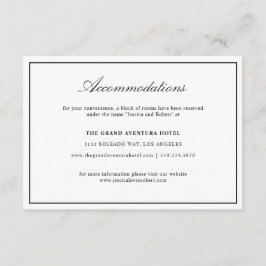 スクリプエレガントトの太さ(白黒縁ど) エンクロージャーカード