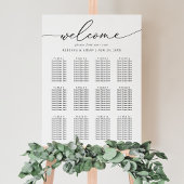 スクリプエレガントトの白黒結婚の座席表 ポスター