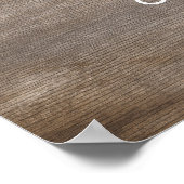 スクリプエレガントトの結婚ウェルカムサイン ポスター (角)