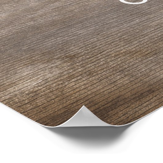 スクリプエレガントトの結婚ウェルカムサイン ポスター (角)