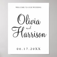 スクリプエレガントトの結婚ウェルカムサイン