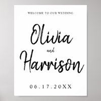 スクリプエレガントトの結婚ウェルカムサイン