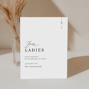 スクリプエレガントトの結婚バスルーム・バスケット 台座サイン