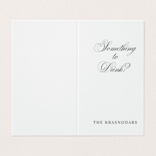 スクリプエレガントトの結婚バー・メニュー座席表 (外部フラット)