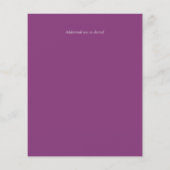 スクリプエレガントトの結婚詳細・テンプレート・エンクロージャ (裏面)