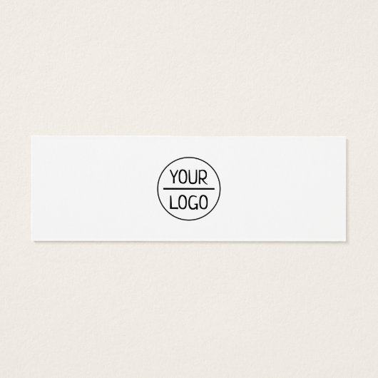 スクリプエレガントトの追加ロゴ白ミニ名刺 (裏面)