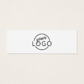 スクリプエレガントトの追加ロゴ白ミニ名刺 (裏面)