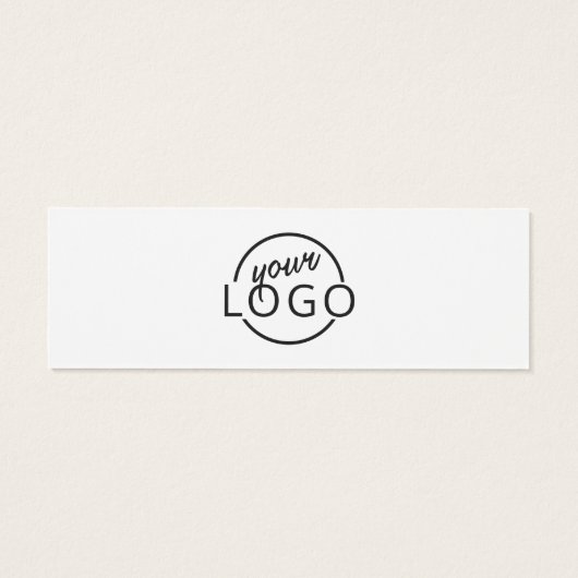 スクリプエレガントトの追加ロゴ白ミニ名刺 (裏面)