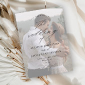 スクリプエレガントトの重ね合わせ結婚写真 セーブザデート