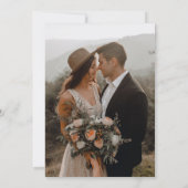 スクリプエレガントトの重ね合わせ結婚写真 セーブザデート (裏面)