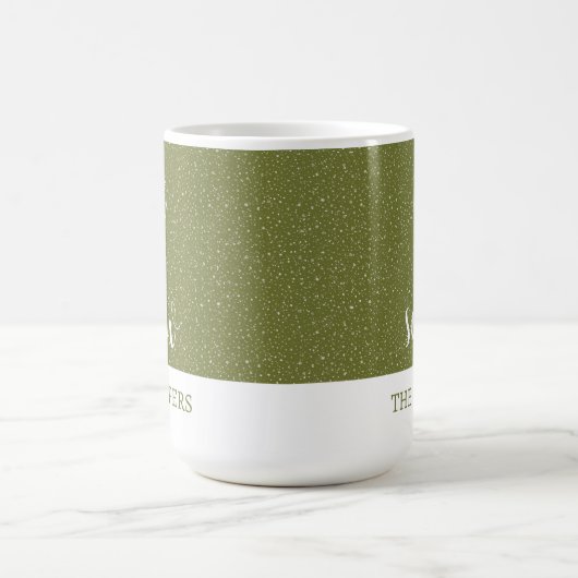 スクリプエレガントトは雪の休日 コーヒーマグカップ (中央)