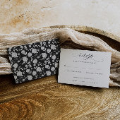 スクリプエレガントトウェディングRSVPカード 出欠カード