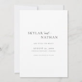 スクリプエレガントトエッフェルタワーロマンチック結婚写真 セーブザデート (裏面)