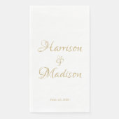 スクリプエレガントトカスタムのカップル名の日結婚付 (正面)