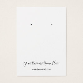 スクリプエレガントトカスタムイヤリングカード