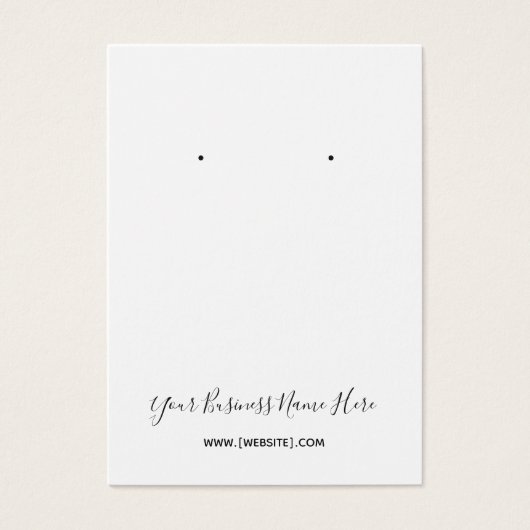 スクリプエレガントトカスタムイヤリングカード (正面)