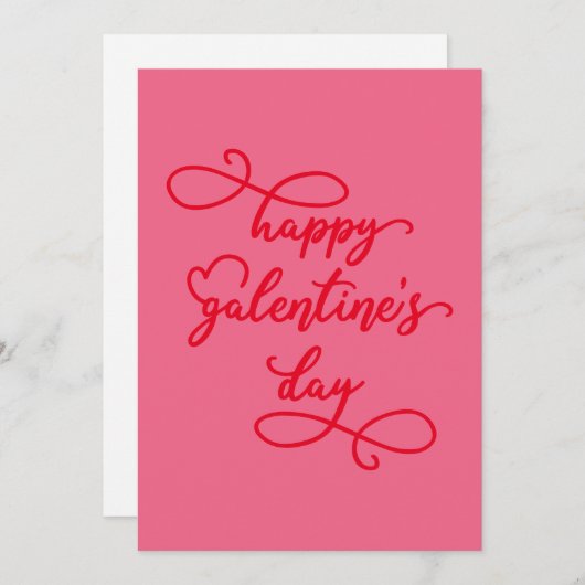 スクリプエレガントトカスタムハートカラガレンティンの日 シーズンカード (正面/裏面)