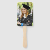 スクリプエレガントトカスタムフォト卒業 ハンドファン (裏面)