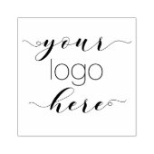 スクリプエレガントトカスタムラバー2.5インチx 2.5インチスタンプ ラバースタンプ (インプリント)