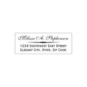 スクリプエレガントトカスタム差出人住所スタンプ セルフインキングスタンプ (デザイン)