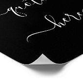 スクリプエレガントトカスタム引用文 ポスター (角)