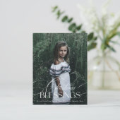 スクリプエレガントトクリスマス恵み休日 ポストカード (スタンド正面)