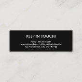 スクリプエレガントトグラード名クラス詳細ブラック コーリングカード (裏面)