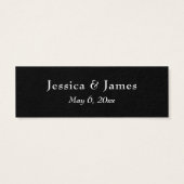 スクリプエレガントトタイポグラフィありがとう結婚式の引き出物 (裏面)