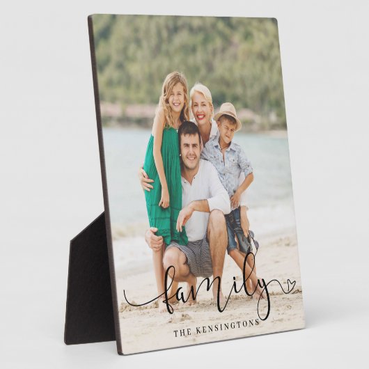 スクリプエレガントトタイポグラフィファミリの写真 フォトプラーク (側面)