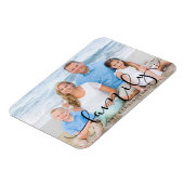 スクリプエレガントトタイポグラフィファミリの写真 マグネット (左側)