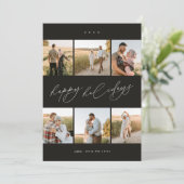 スクリプエレガントトタイポグラフィ6モダンフォトコラージュ シーズンカード (スタンド正面)