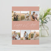 スクリプエレガントトタイポグラフィ6モダンフォトコラージュ シーズンカード (スタンド正面)