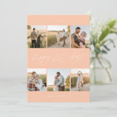 スクリプエレガントトタイポグラフィ6モダンフォトコラージュ シーズンカード (スタンド正面)