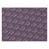 スクリプエレガントトナス茄子メリークリスマス テーブルクロス (正面(横))