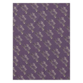 スクリプエレガントトナス茄子メリークリスマス テーブルクロス (正面)