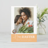 スクリプエレガントトハッピーイースターファミリの写真1枚 シーズンカード (スタンド正面)