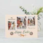 スクリプエレガントトハッピーイースターファミリー3枚の写真 シーズンカード (スタンド正面)
