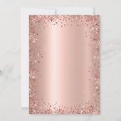 スクリプエレガントトバラ金ゴールド50結婚周年 招待状 (裏面)