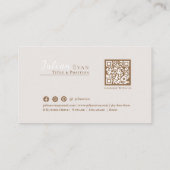 スクリプエレガントトパステルグリッターホログラフィック美しい 名刺 (裏面)