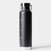 スクリプエレガントトパーソナライズされたハートブライドメイドWat ウォーターボトル (背面)