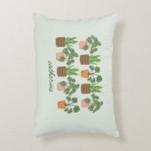 スクリプエレガントトパーソナライズされたプラント愛好家 アクセントクッション (正面(垂直))