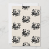 スクリプエレガントトファミリーフォトホリデーカード シーズンカード (裏面)