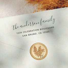 スクリプエレガントトファミリー名ホリデー差出人住所 セルフインキングスタンプ