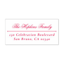 スクリプエレガントトファミリ名のクラシック差出人住所