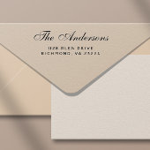 スクリプエレガントトファミリ名差出人住所 セルフインキングスタンプ