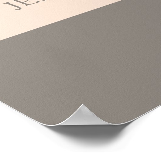 スクリプエレガントトフェイクフォイル結婚ズ ポスター (角)