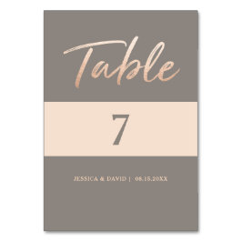 スクリプエレガントトフェイクフォイル テーブルナンバー