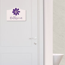 スクリプエレガントトフォントダークパープルフラワードードルバス