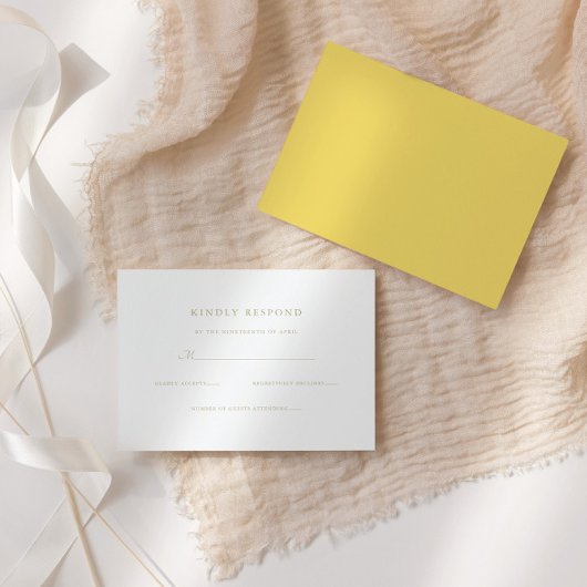 スクリプエレガントトフォーマル結婚の 出欠カード